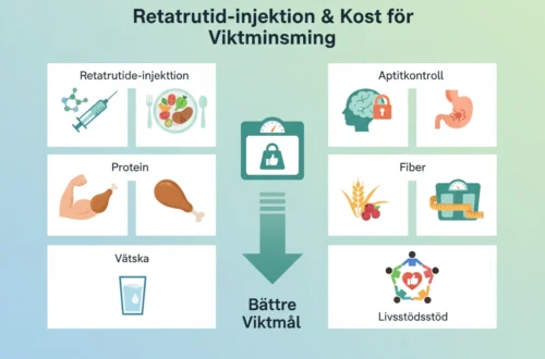 Retatrutide-injektion och kost för viktminskning