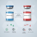 Melanotan 2 vs Melanotan 1
