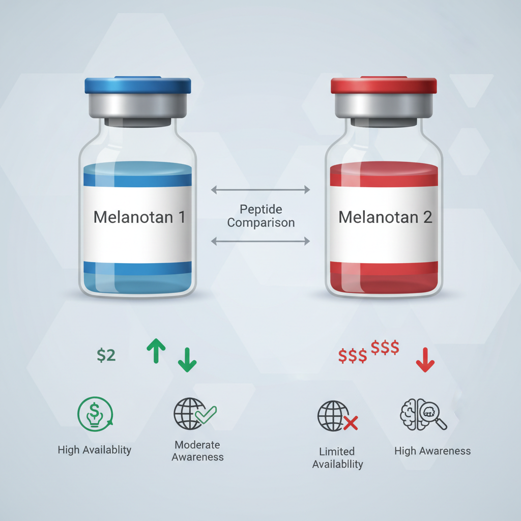 Melanotan 2 vs Melanotan 1